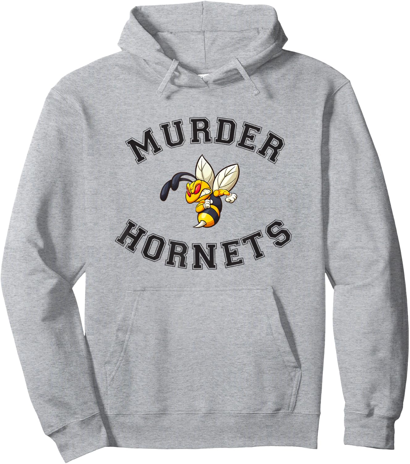 Murder Hornets Team Hoodie - Hoodie | Ash