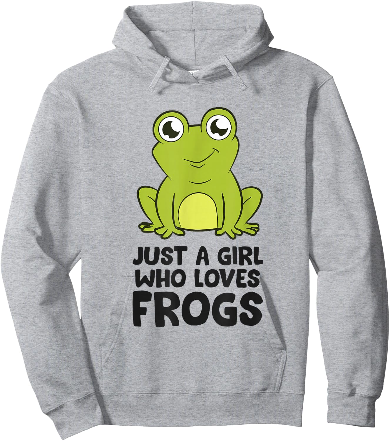 Frog Catcher Girl Just a Girl Who Loves Frogs Hoodie - Hoodie | Ash