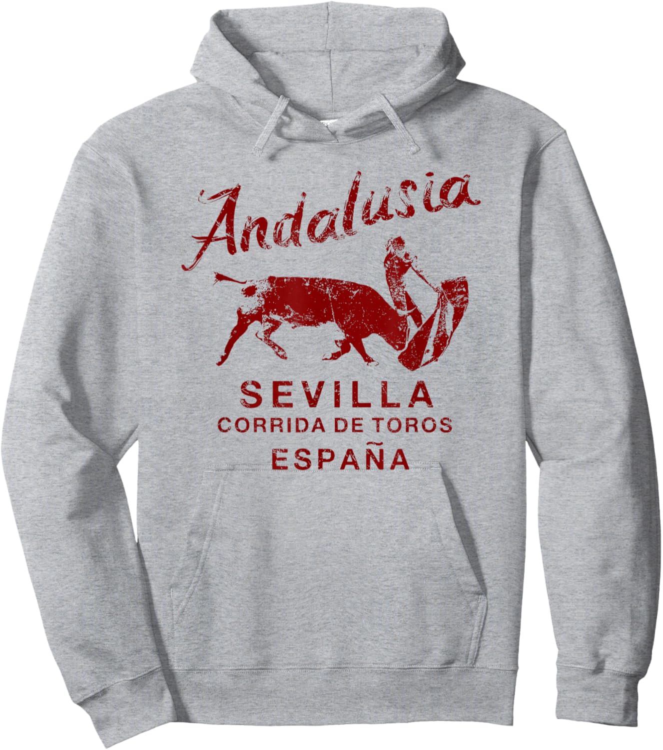 Seville Spain Bullfighting Matador Andalusia Vintage Hoodie - Hoodie | Ash