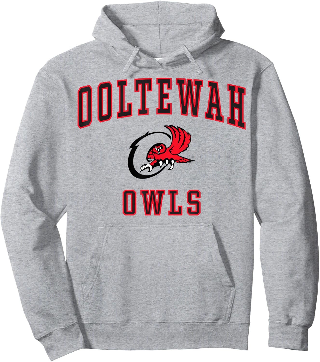 Ooltewah High School Owls C1 Hoodie - Hoodie | Ash