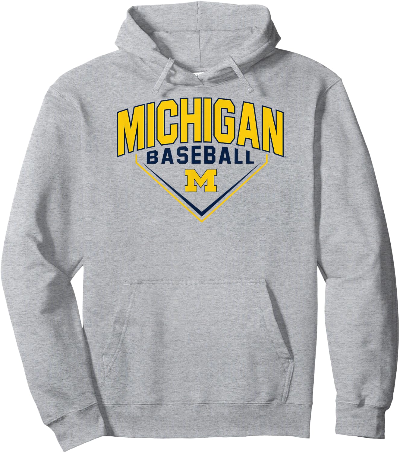Michigan Wolverines Baseball Bullpen Logo Hoodie - Hoodie | Ash