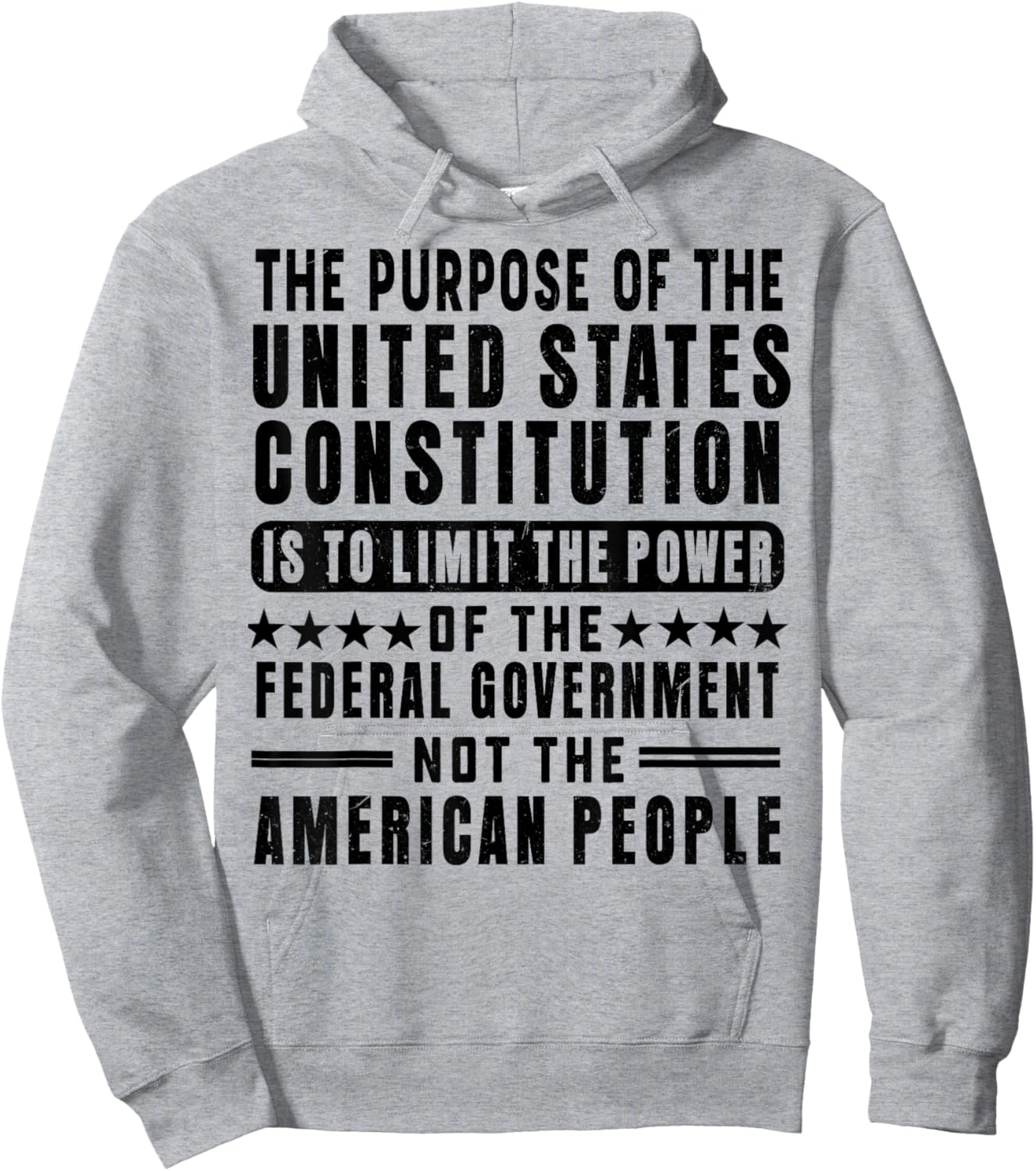 The Purpose Of The United States Constitution Is To Limit Hoodie - Hoodie | Ash
