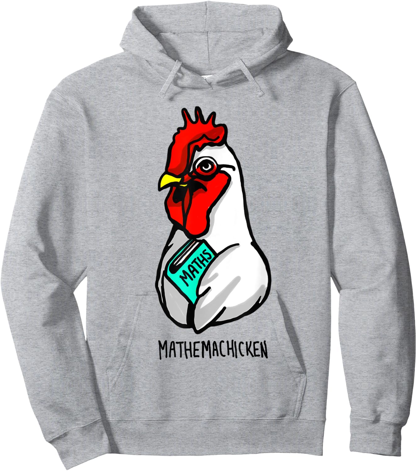 Mathemachicken Hoodie - Hoodie | Ash