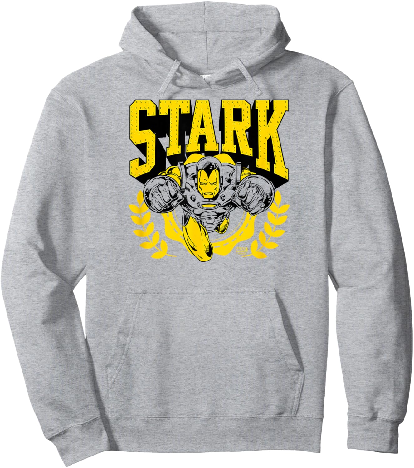 Iron Man - Stark Collegiate Hoodie - Hoodie | Ash