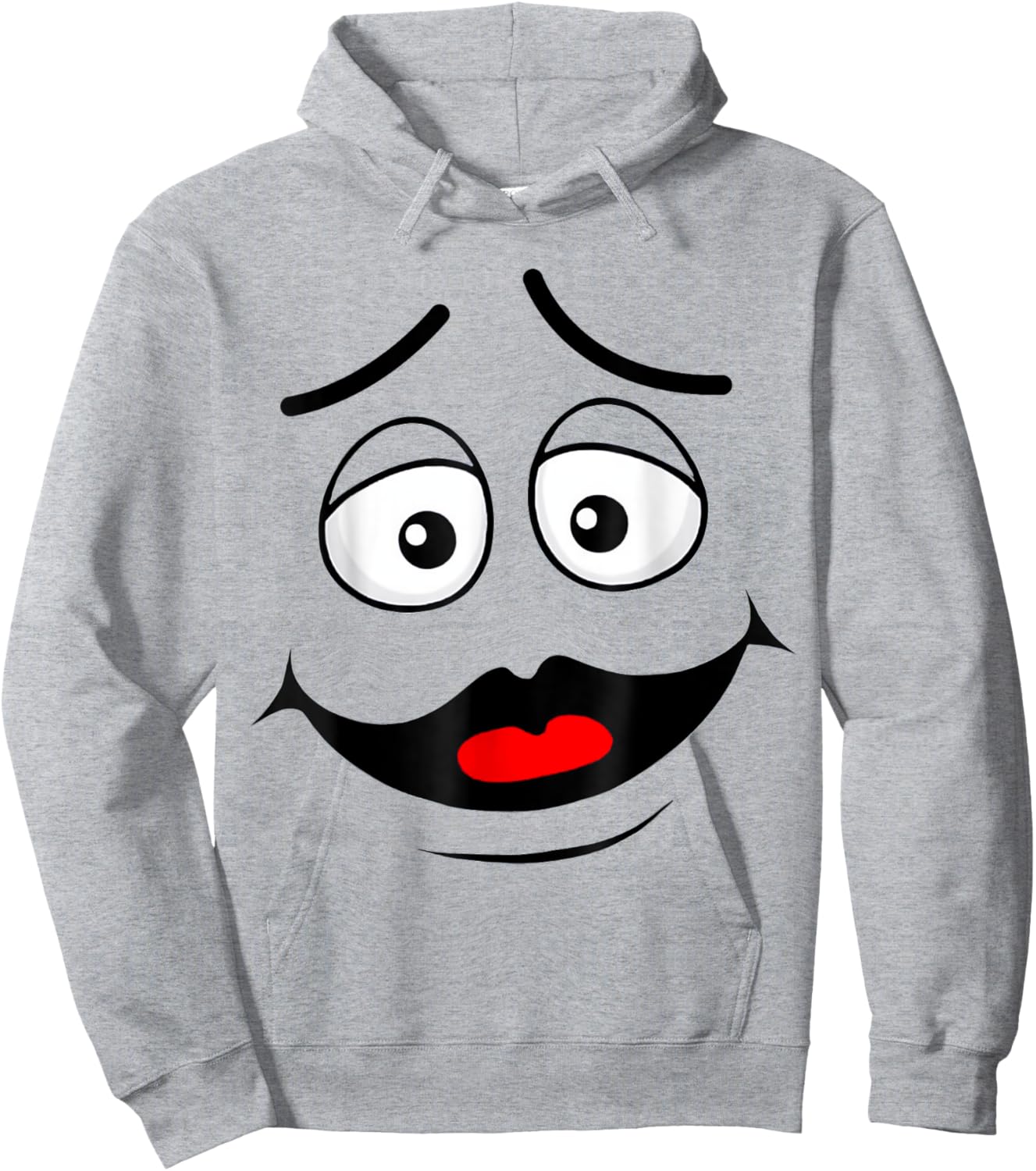 Funny Grimace Face For Halloween Costume Hoodie - Hoodie | Ash
