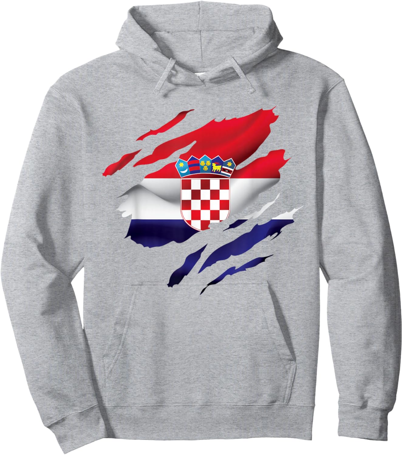 Kroatien Flagge Kroatisch Croatia Kinder Kroatien Hrvatska Hoodie - Hoodie | Ash