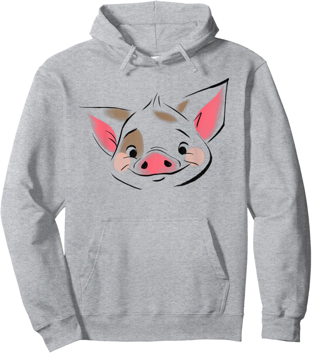 Disney Moana Pua Face Hoodie - Hoodie | Ash