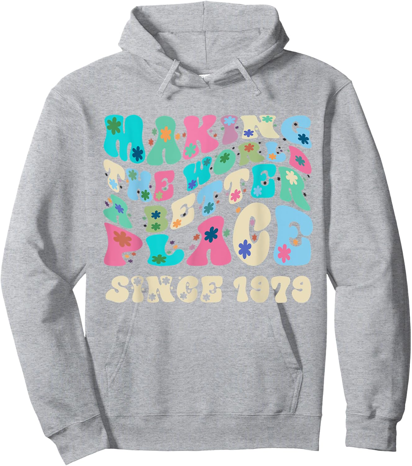 Retro vintage making the world a better place since 1979 Hoodie - Hoodie | Ash