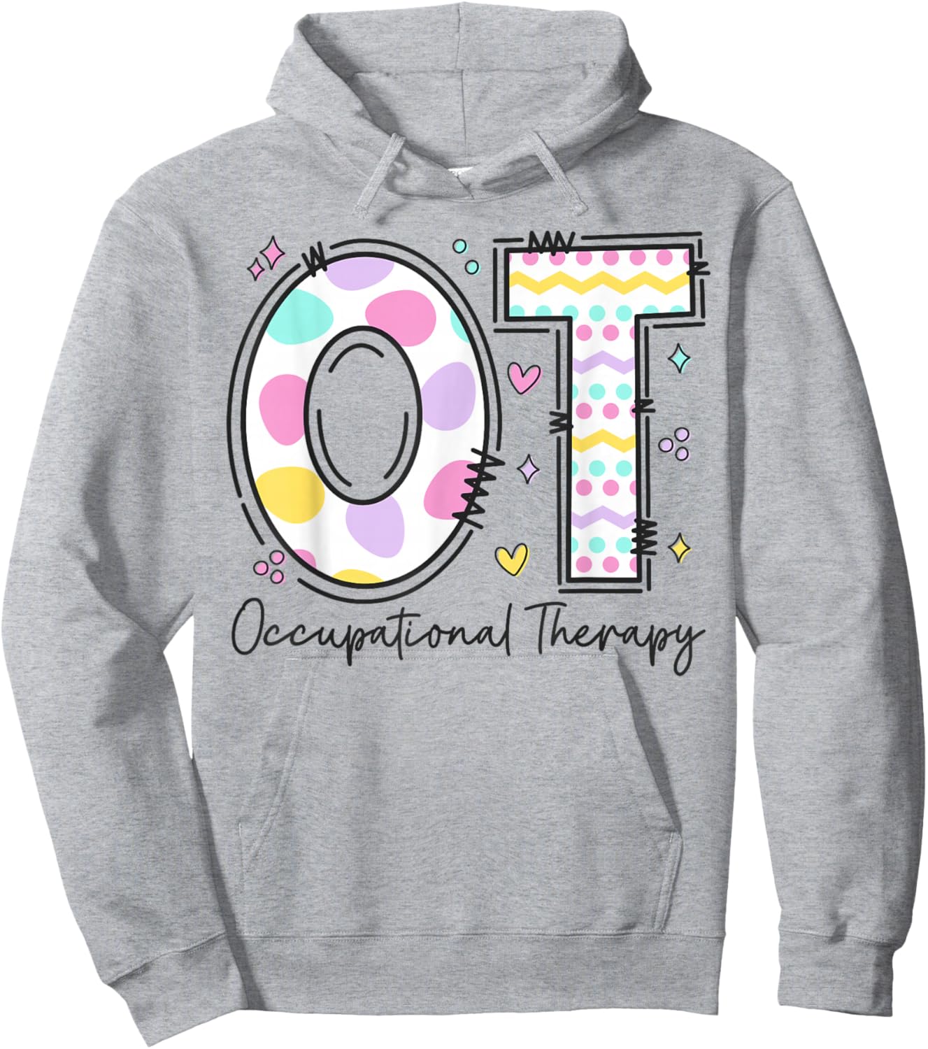 Occupational Therapy Therapist Happy Easter Day OT OTA COTA Hoodie - Hoodie | Ash