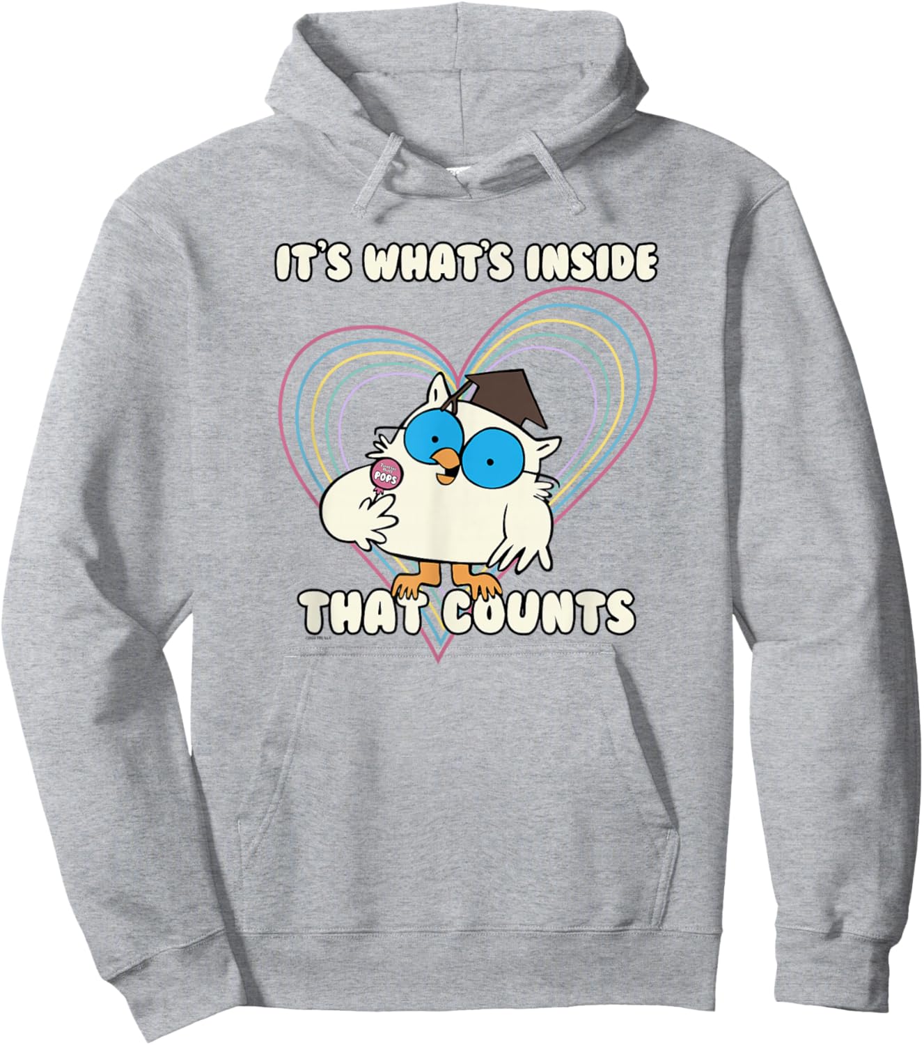 Tootsie Roll Pop It's What's Inside That Counts Hoodie - Hoodie | Ash