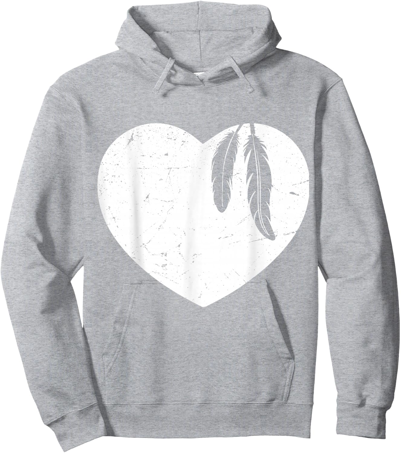American Native Child Indian Awareness - Indigenous Feather Hoodie - Hoodie | Ash