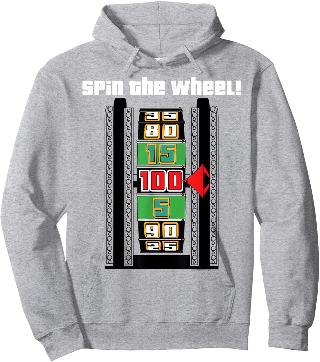 Price is Right - Spin The Wheel Hoodie - Hoodie | Ash