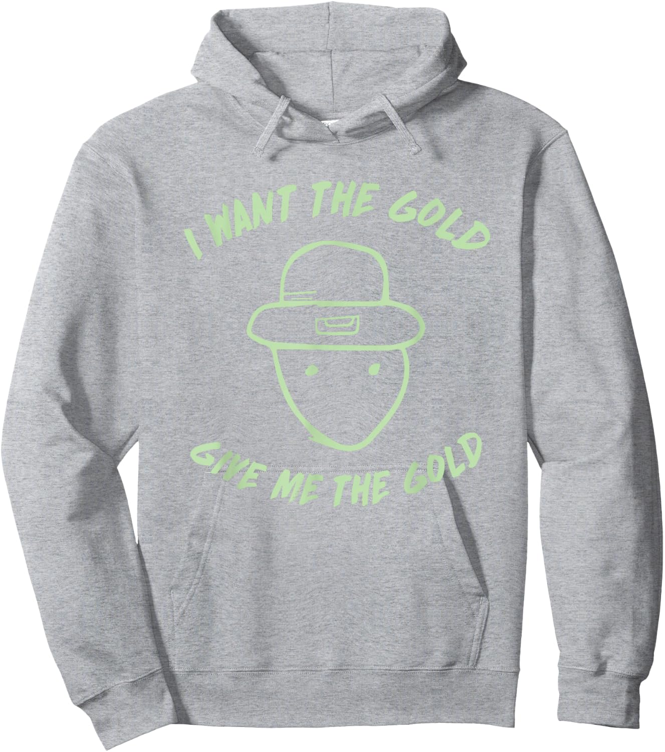 Leprechaun Amateur Sketch Meme Irish Funny St Patricks Day Hoodie - Hoodie | Ash