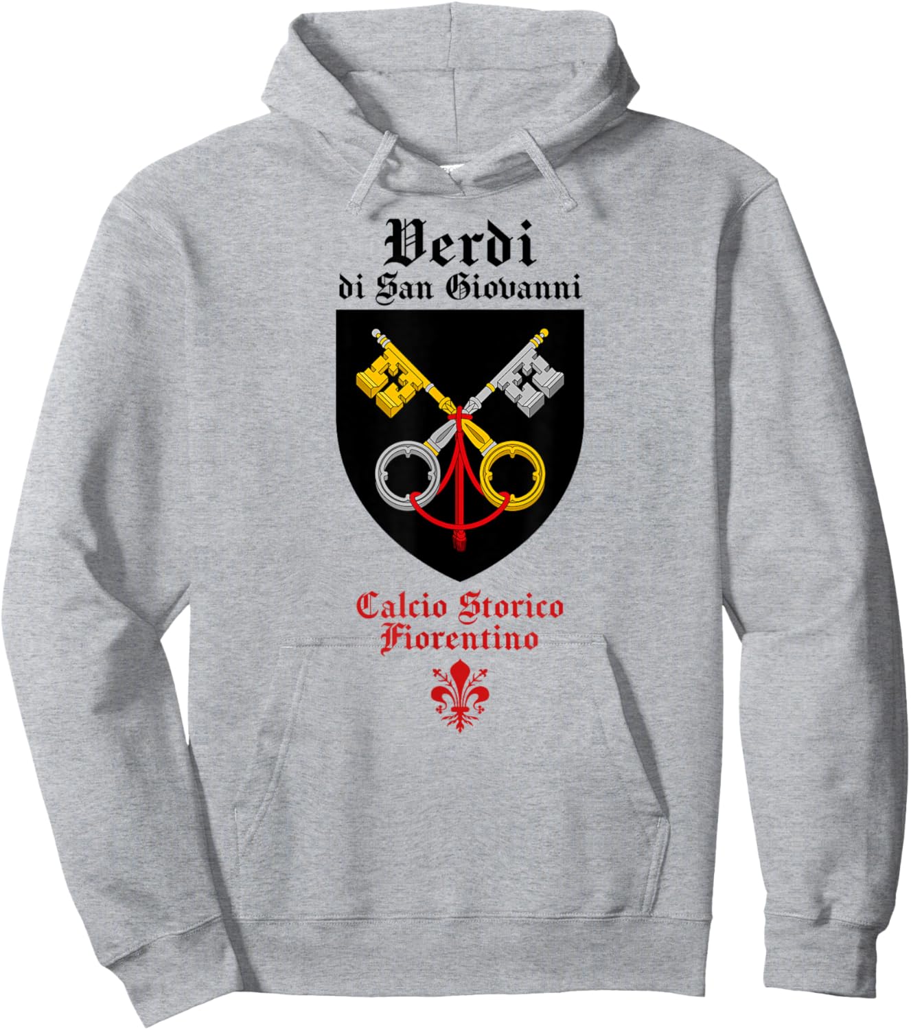 Florentine football fútbol Calcio storico fiorentino Verdi Hoodie - Hoodie | Ash