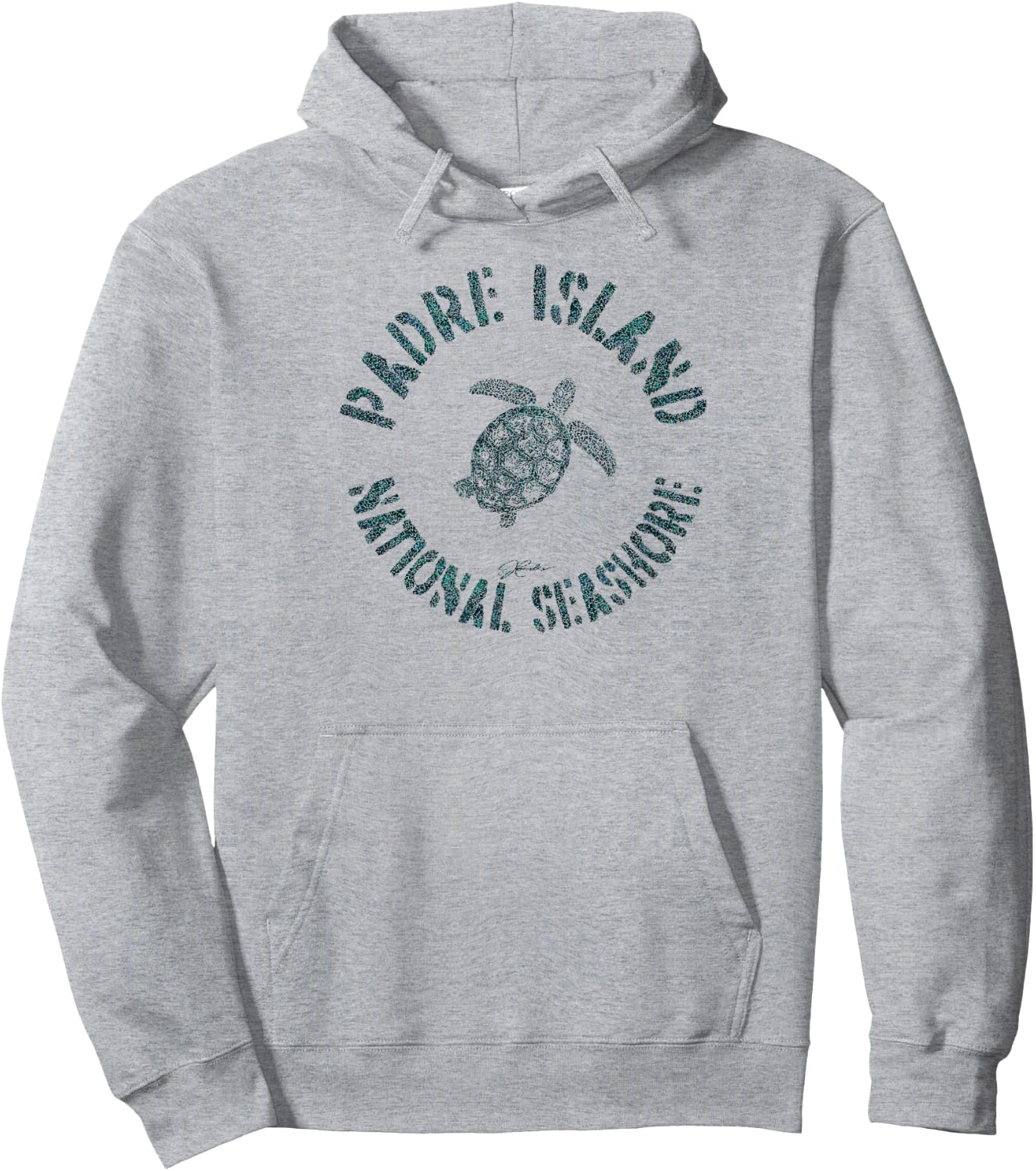 JCombs: Padre Island National Seashore, TX, Sea Turtle Hoodie - Hoodie | Ash