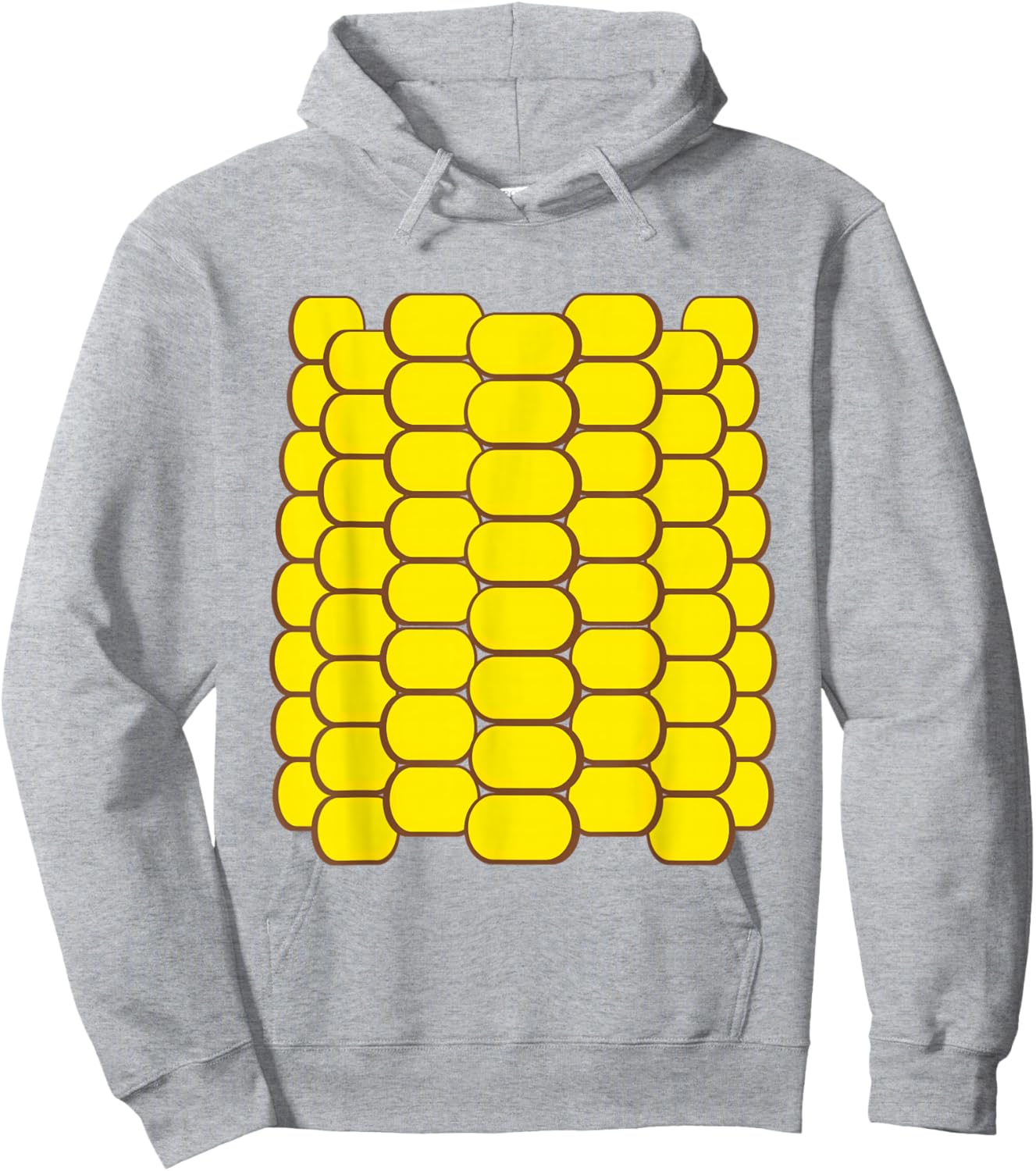 Corn Halloween Costume Funny Foodie Farmer Men Women Kids Hoodie - Hoodie | Ash