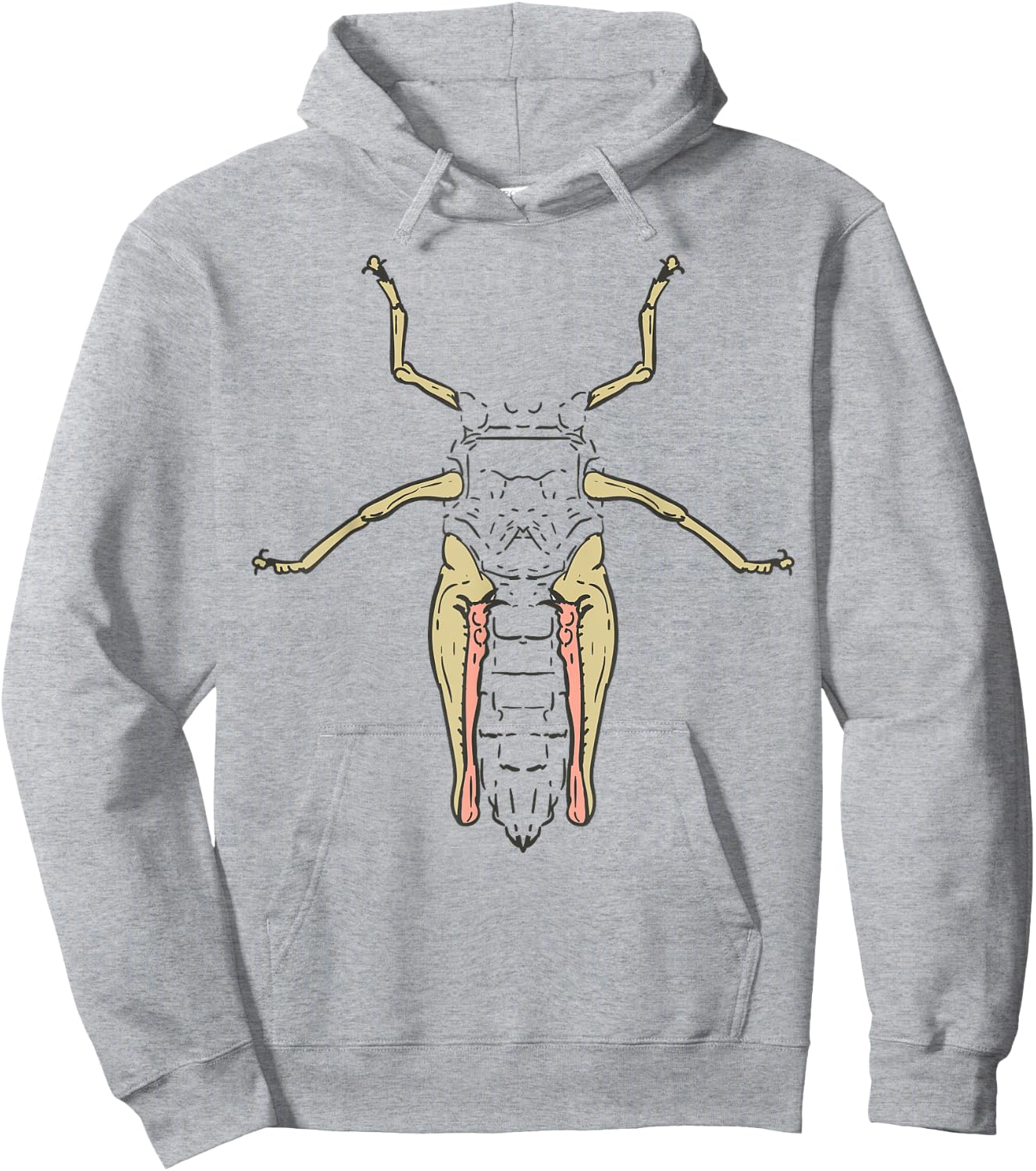 Grasshopper Funny Lazy DIY Costume Easy Halloween Hoodie - Hoodie | Ash