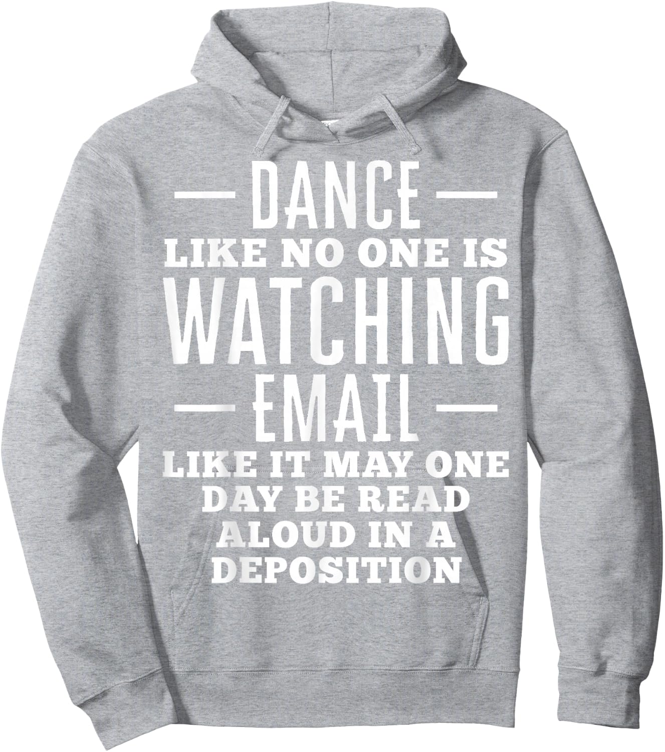 Funny Lawyer Attorney Deposition Gift Hoodie - Hoodie | Ash