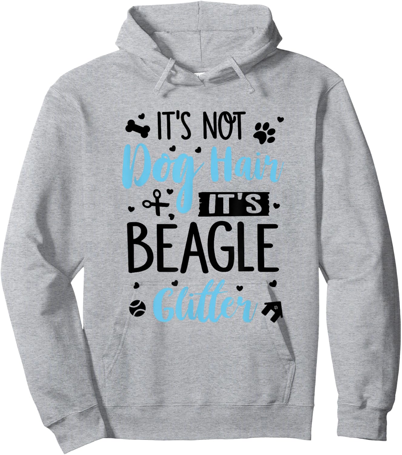 Beagle Glitter - Funny Beagle Shirt Gift Beagle Lover Hoodie - Hoodie | Ash