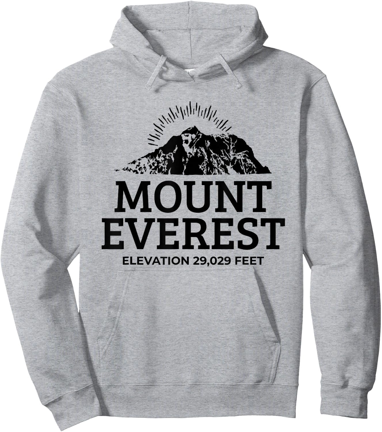 Mount Everest Shirt Rock Climbing Expedition Hoodie - Hoodie | Ash