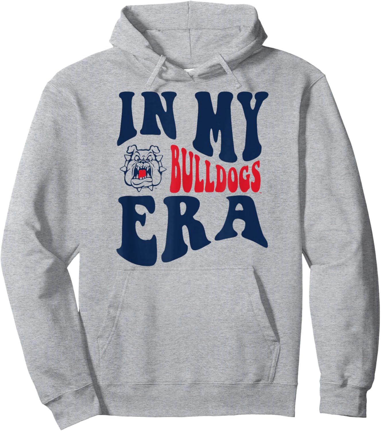 Fresno State Bulldogs Era White Officially Licensed Hoodie - Hoodie | Ash