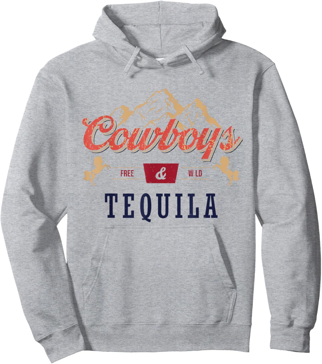 Cowboys And Tequila Outfit Rodeo Western Country Hoodie - Hoodie | Ash