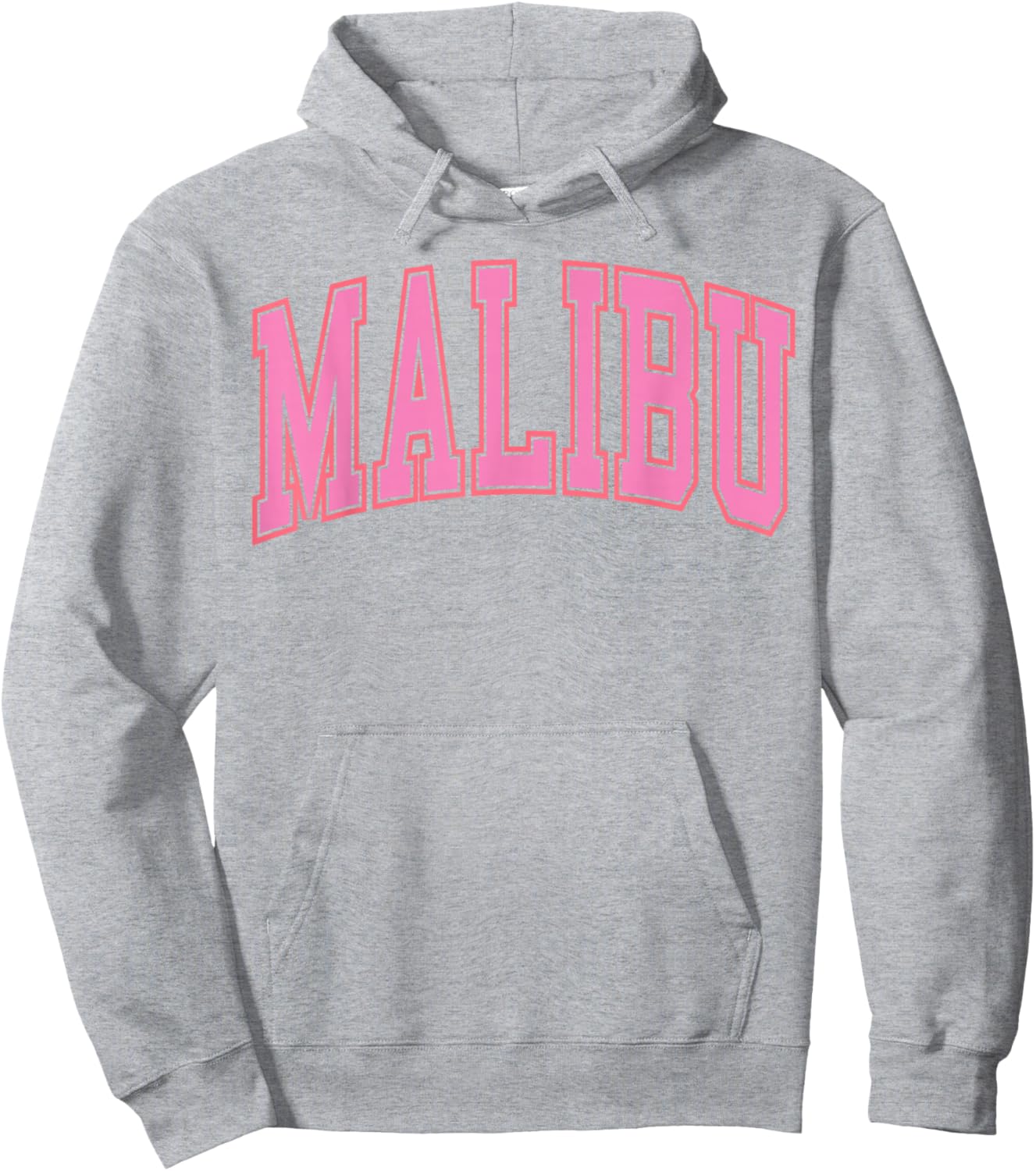Preppy Varsity Pink Malibu California Teen Girls Hoodie - Hoodie | Ash