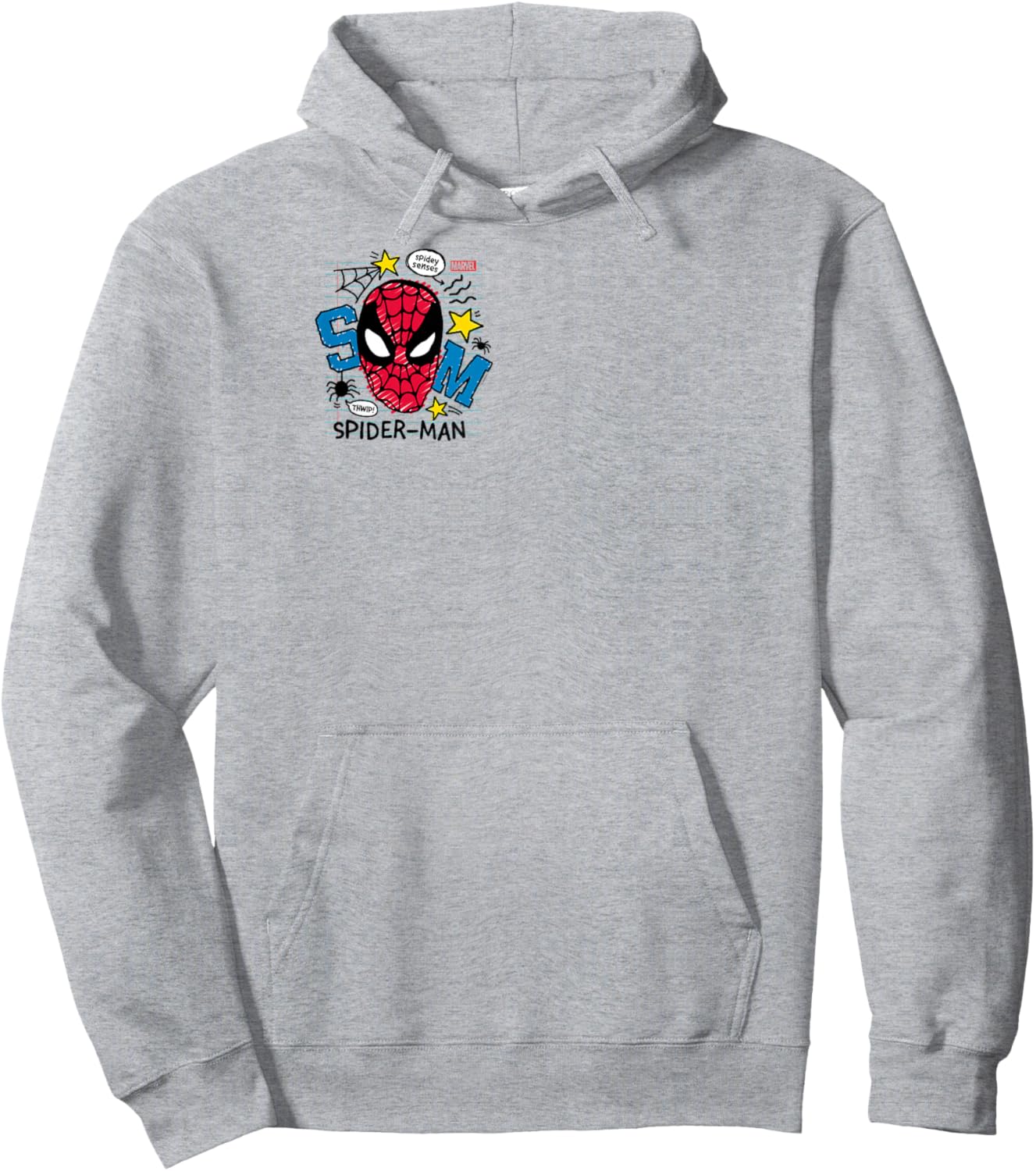 Spider-Man - Spidey Scribble Hoodie - Hoodie | Ash