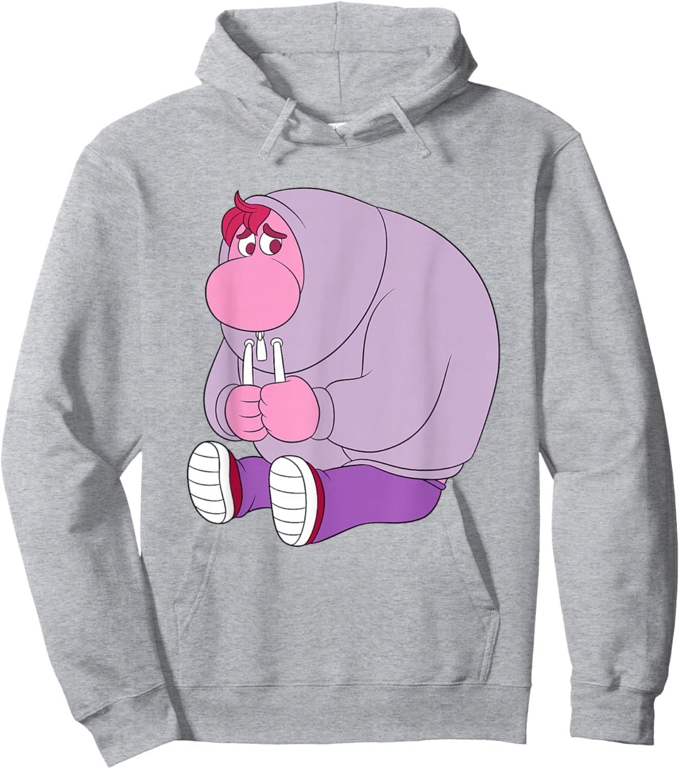 Disney Pixar Inside Out 2 Cute Embarrassment Chest Portrait Hoodie - Hoodie | Ash