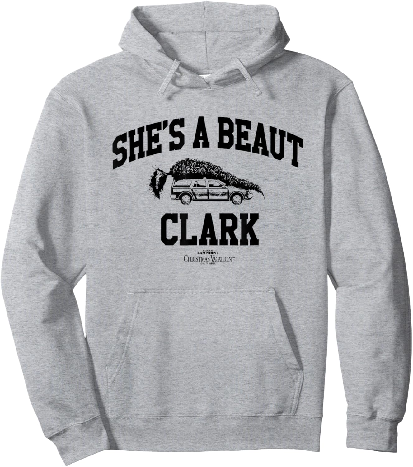 National Lampoon's Christmas Vacation It's a Beaut Clark Hoodie - Hoodie | Ash