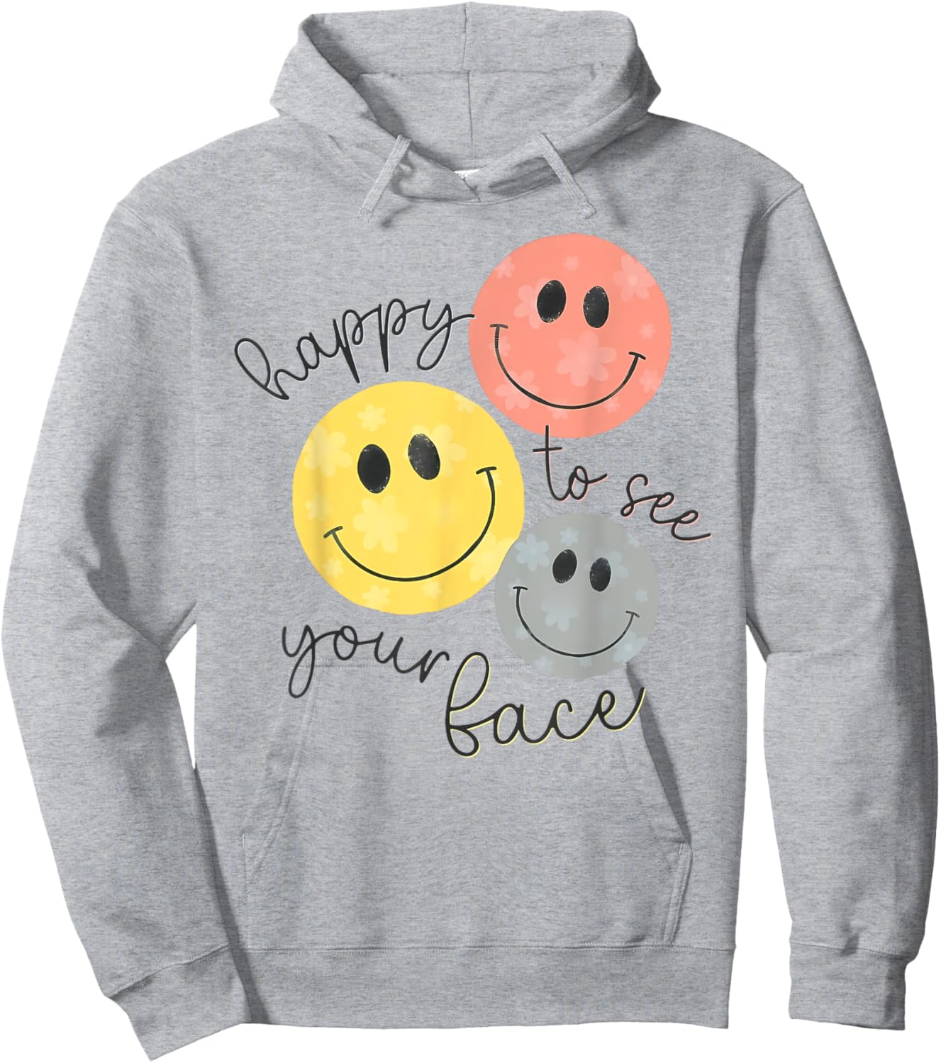 Happy To See Your Face Teacher Disco Ball Back To School Hoodie - Hoodie | Ash