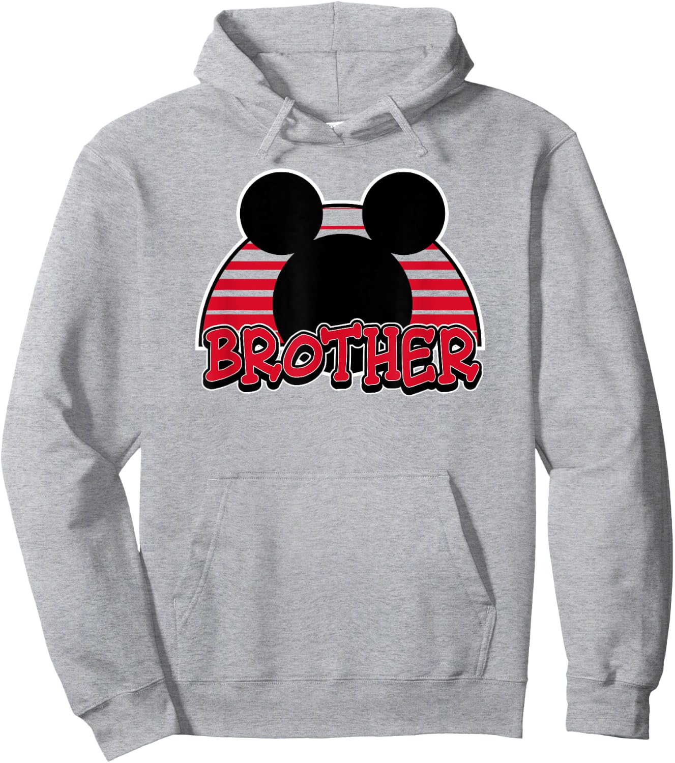 Disney - Mickey Mouse Brother Hoodie - Hoodie | Ash