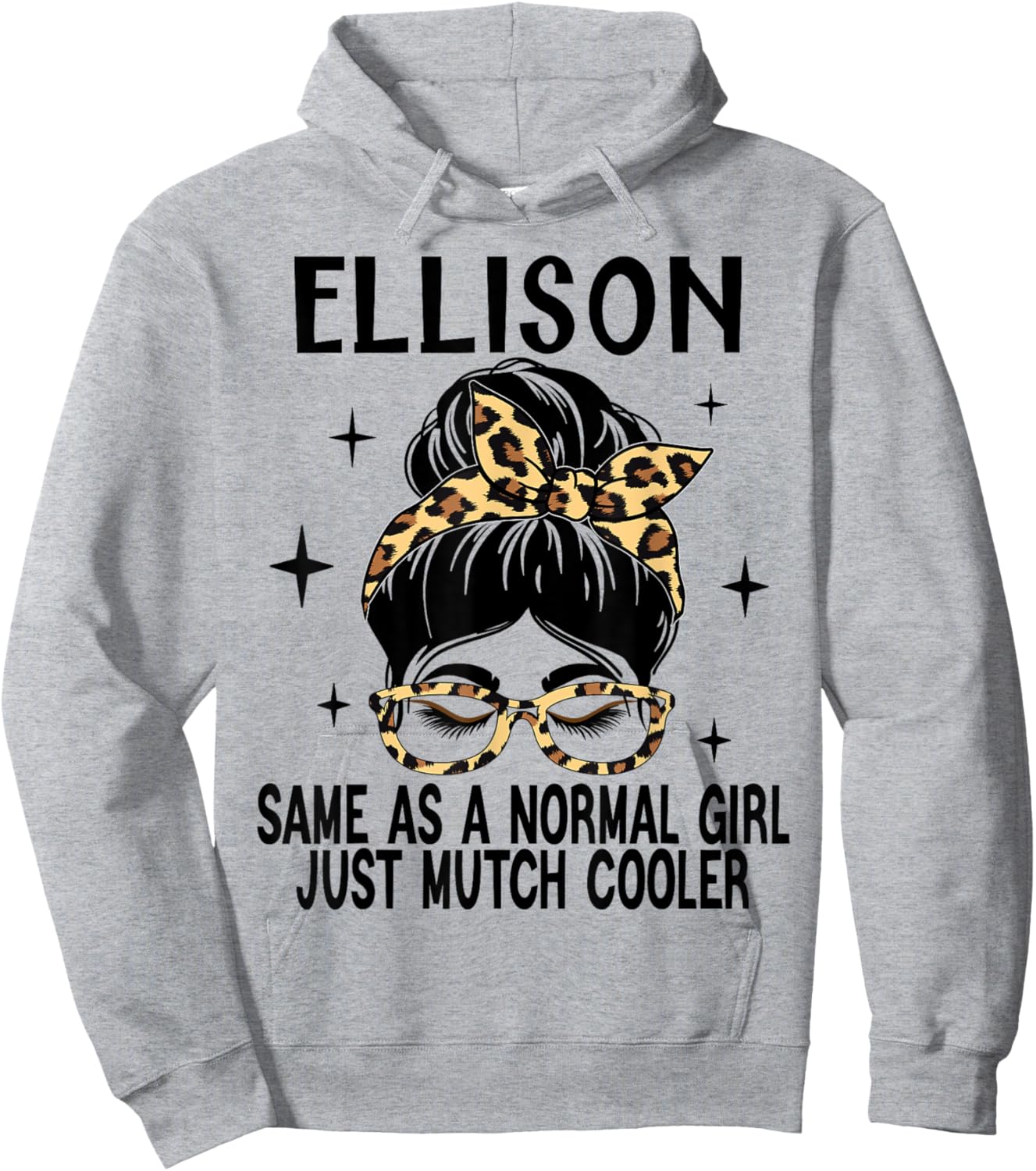 ELLISON Costume Cute Definition Personalized Name ELLISON Hoodie - Hoodie | Ash