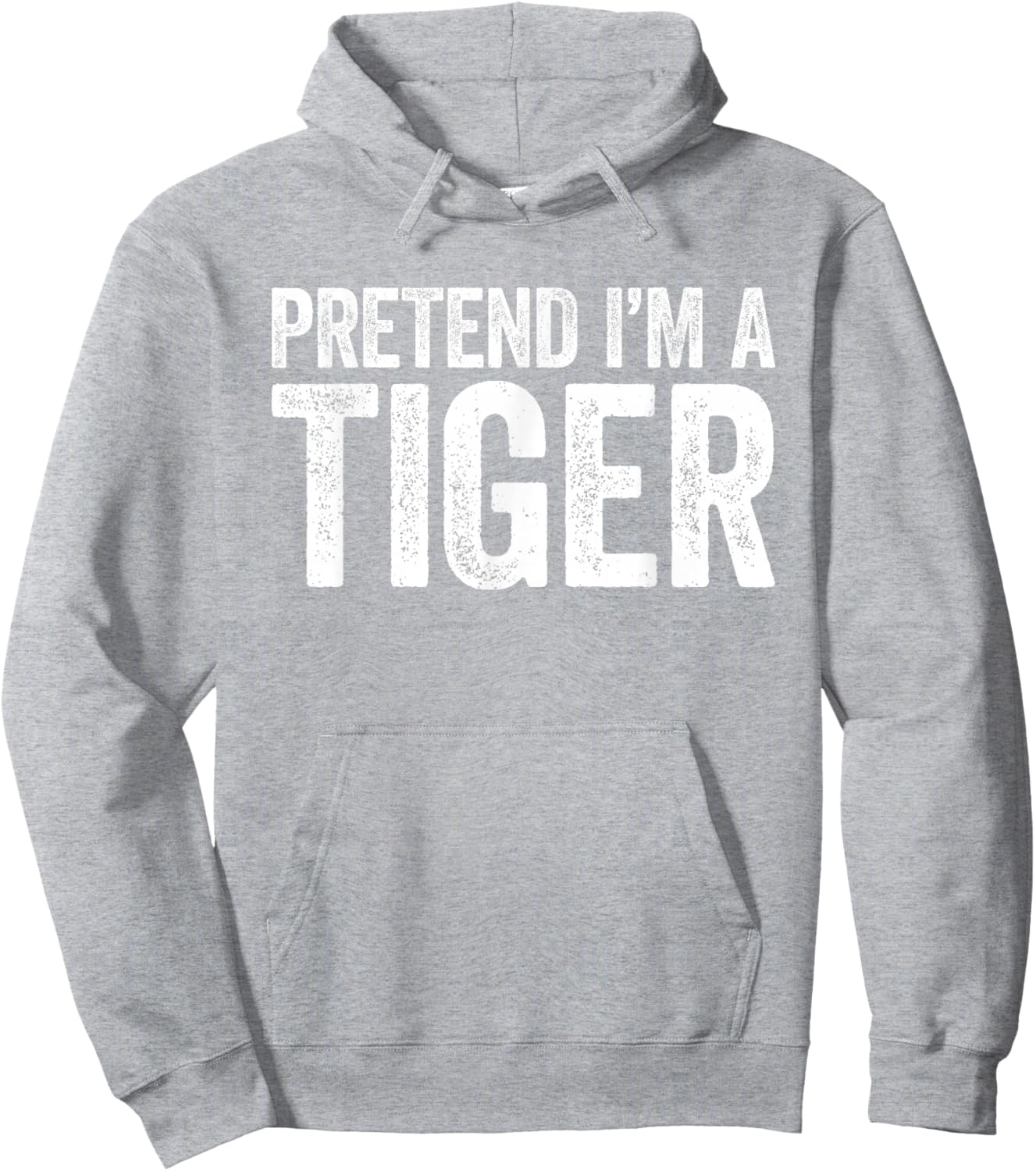 Pretend I'm A Tiger Shirt Adult Kids Matching Tiger Costume Hoodie - Hoodie | Ash