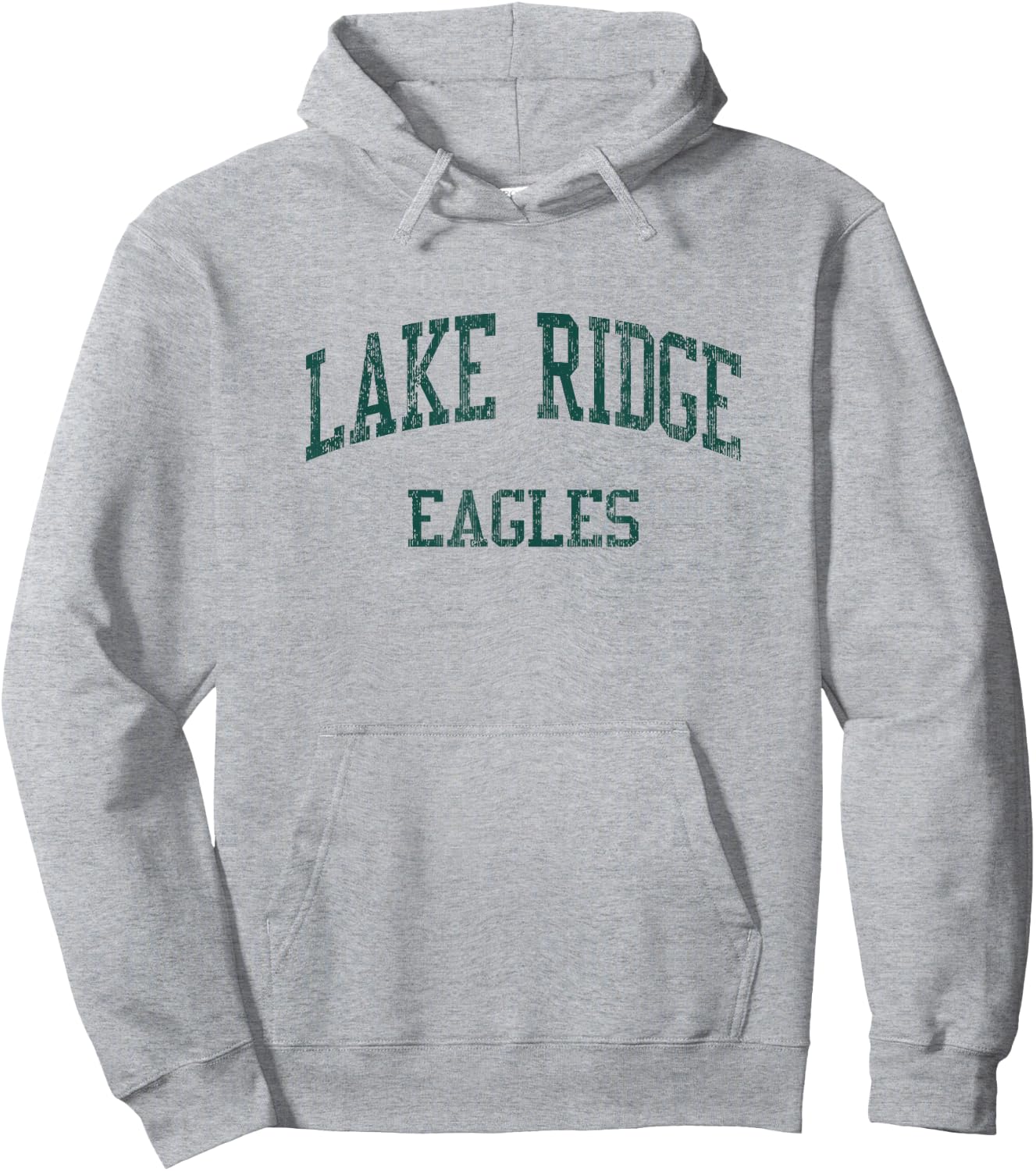 Lake Ridge High School HS Mansfield TX Vintage Sports Hoodie - Hoodie | Ash