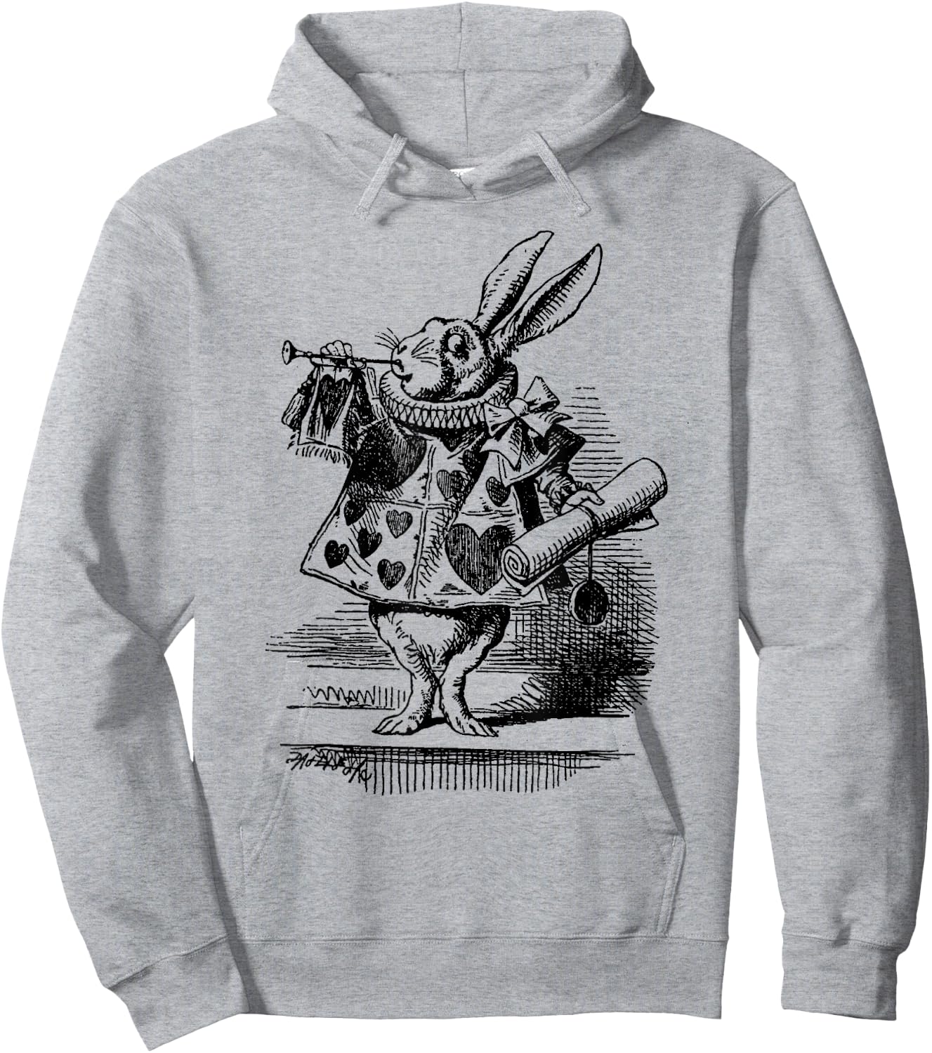 Alice in Wonderland White Rabbit Hoodie - Hoodie | Ash