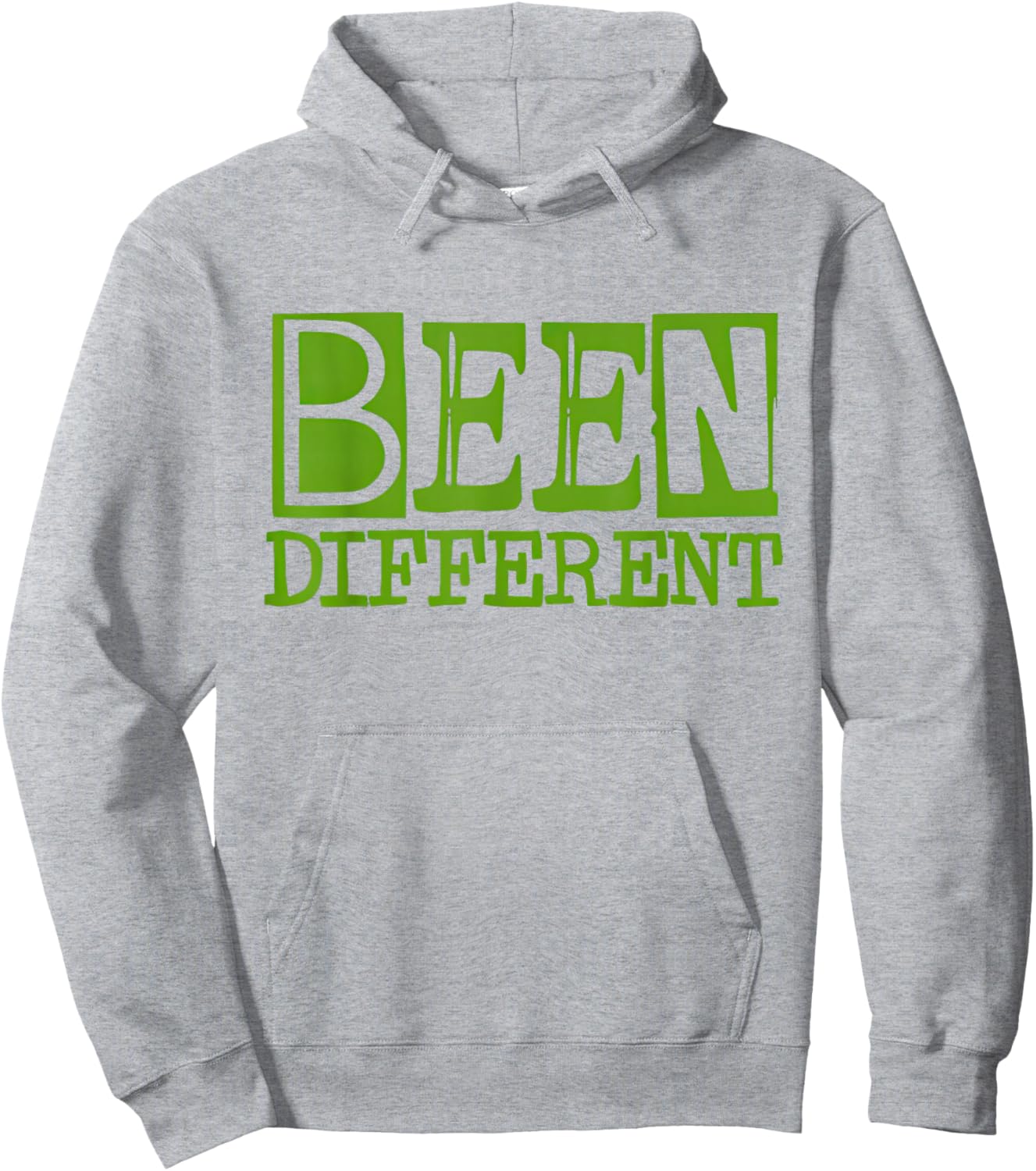 Chlorophyll Green White Color Match Hoodie - Hoodie | Ash