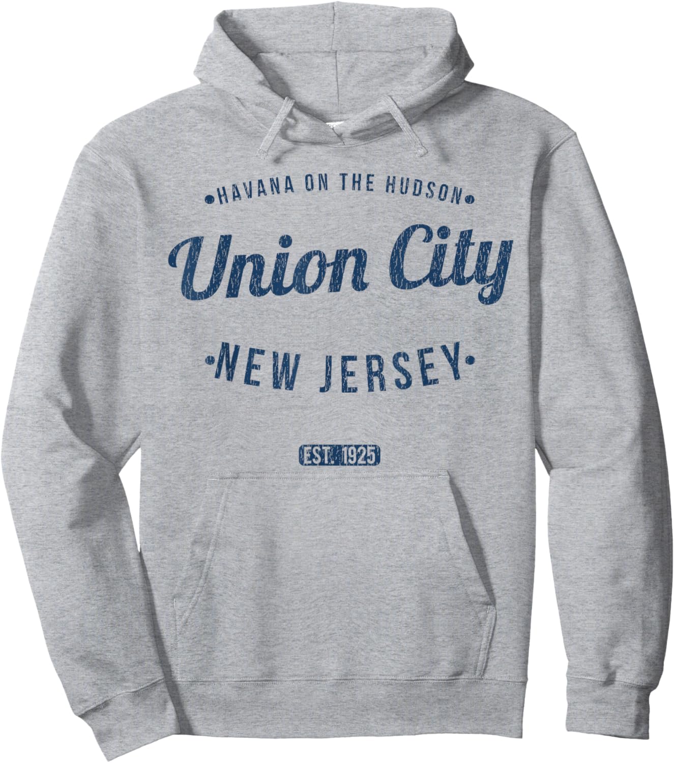 Union City New Jersey Vintage Travel Souvenir Union City Hoodie - Hoodie | Ash