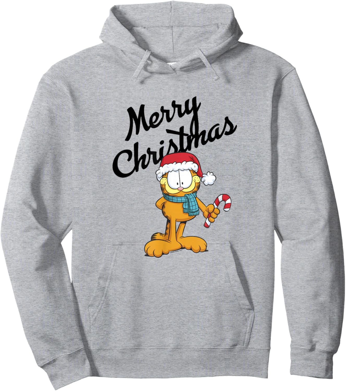 Garfield Merry Christmas Garfield Hoodie - Hoodie | Ash