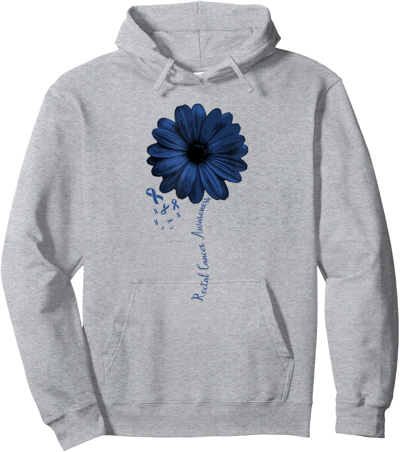 Rectal Cancer Awareness Survivor Warrior Pretty Gift Hoodie - Hoodie | Ash