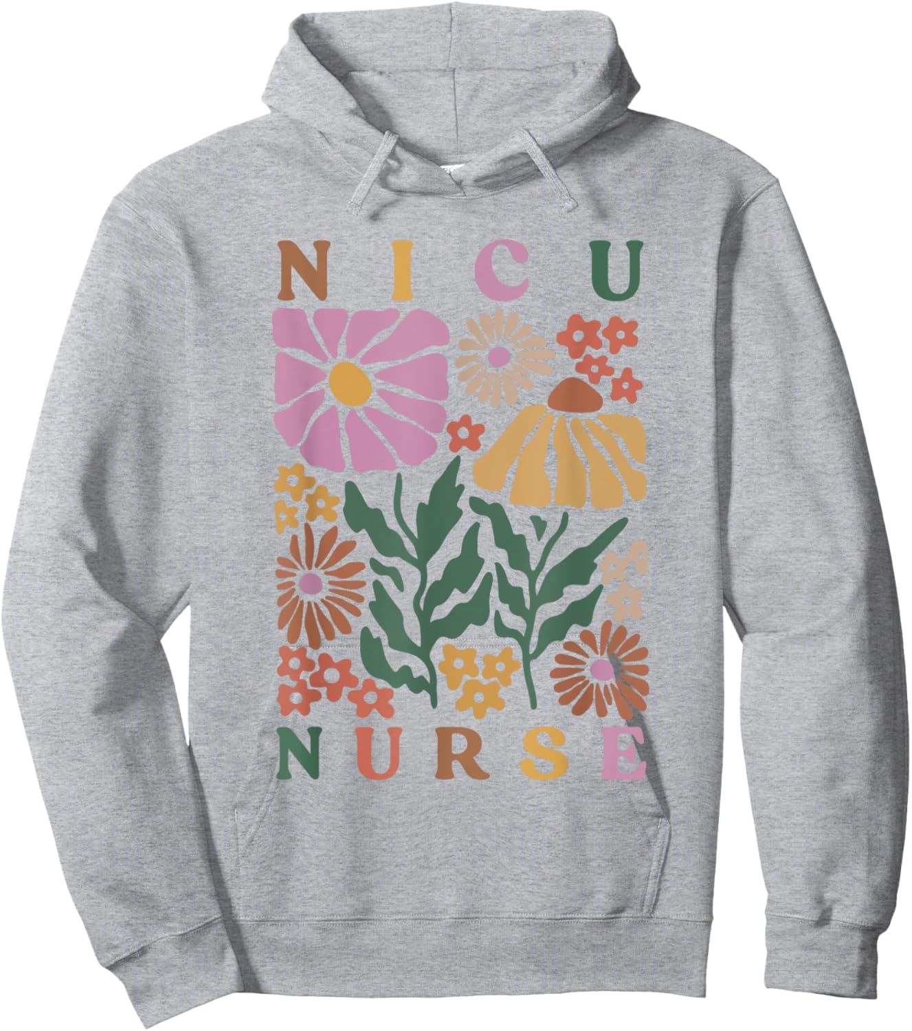 NICU Nurse Neonatal ICU Nurse Infant Care Specialist Newborn Hoodie - Hoodie | Ash