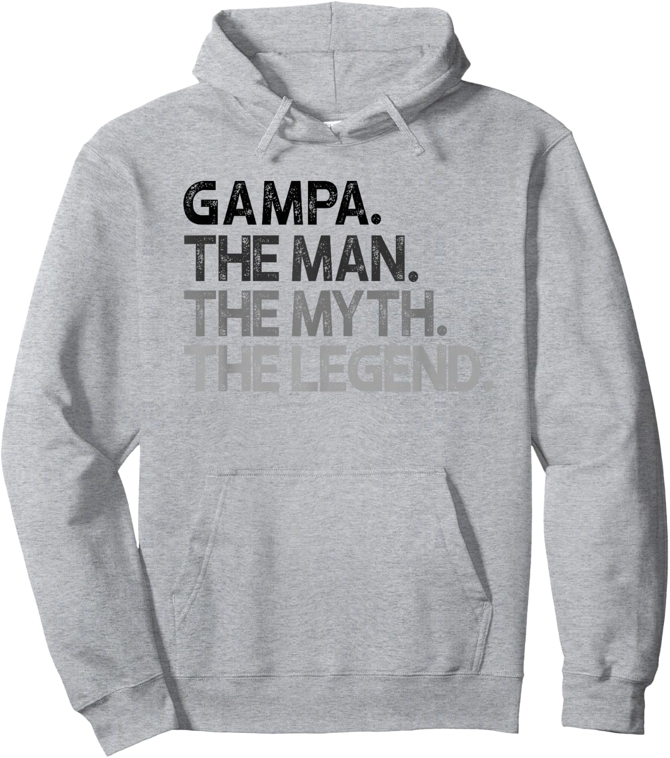 Gampa The Man The Myth Legend Gift Hoodie - Hoodie | Ash