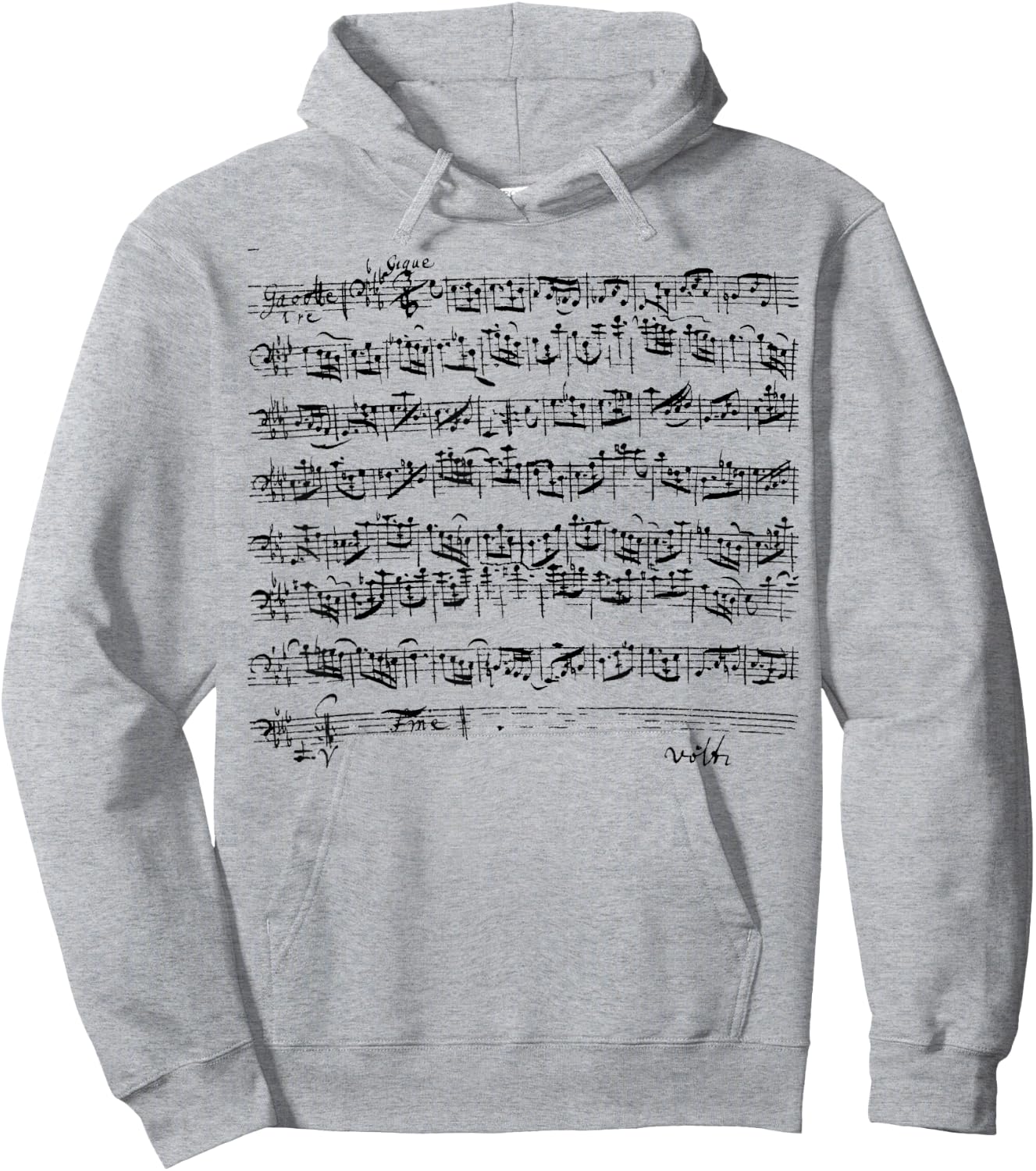 Bach Cello Suites Gigues Cellist Hoodie - Hoodie | Ash