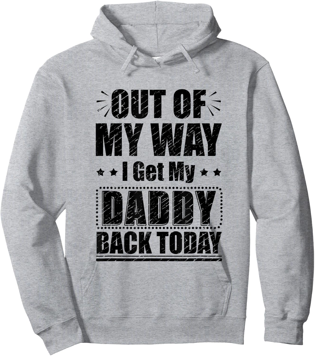 Homecoming Deployment Dad Welcome Back Home for Daddy Kids Hoodie - Hoodie | Ash