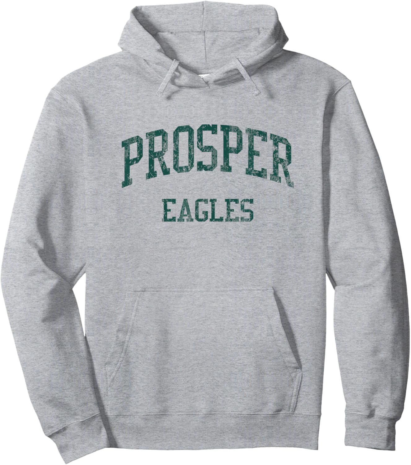 Prosper High School HS Prosper TX Vintage Sports Hoodie - Hoodie | Ash