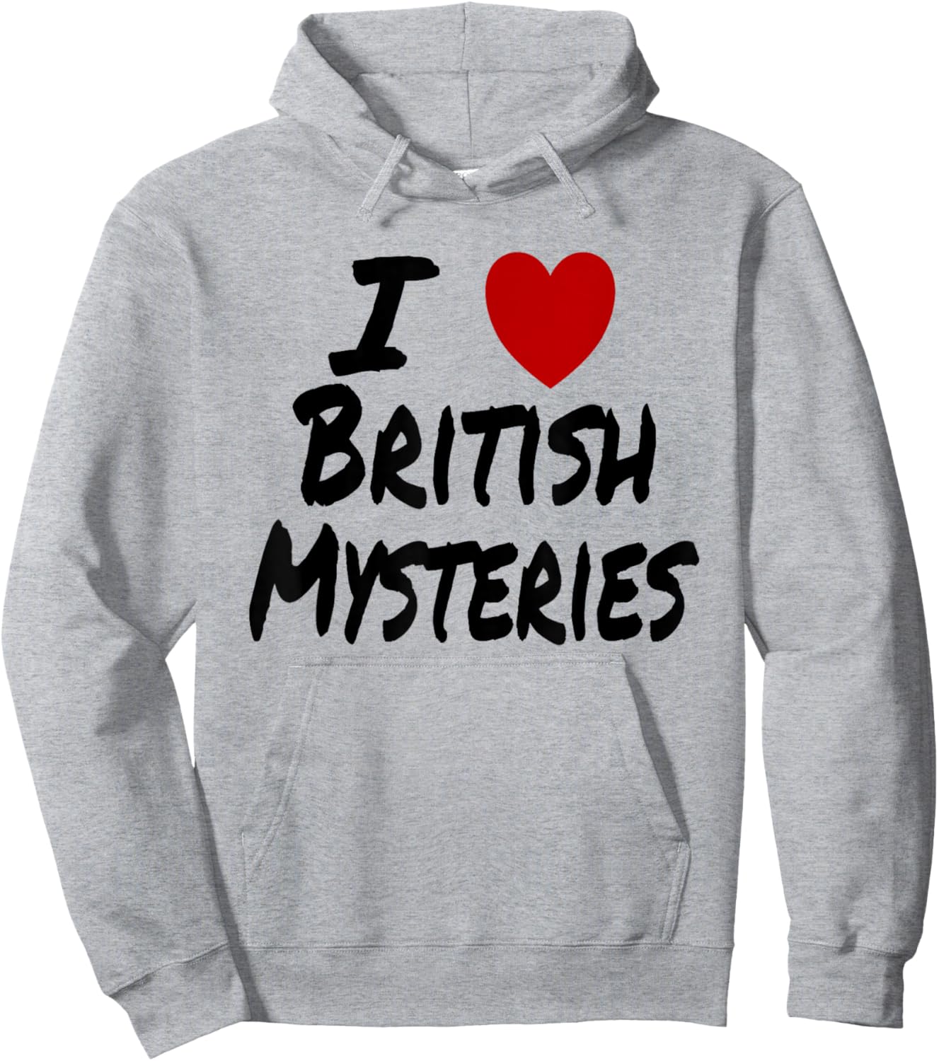 I Heart (Love) British Mysteries Television TV Drama Hoodie - Hoodie | Ash