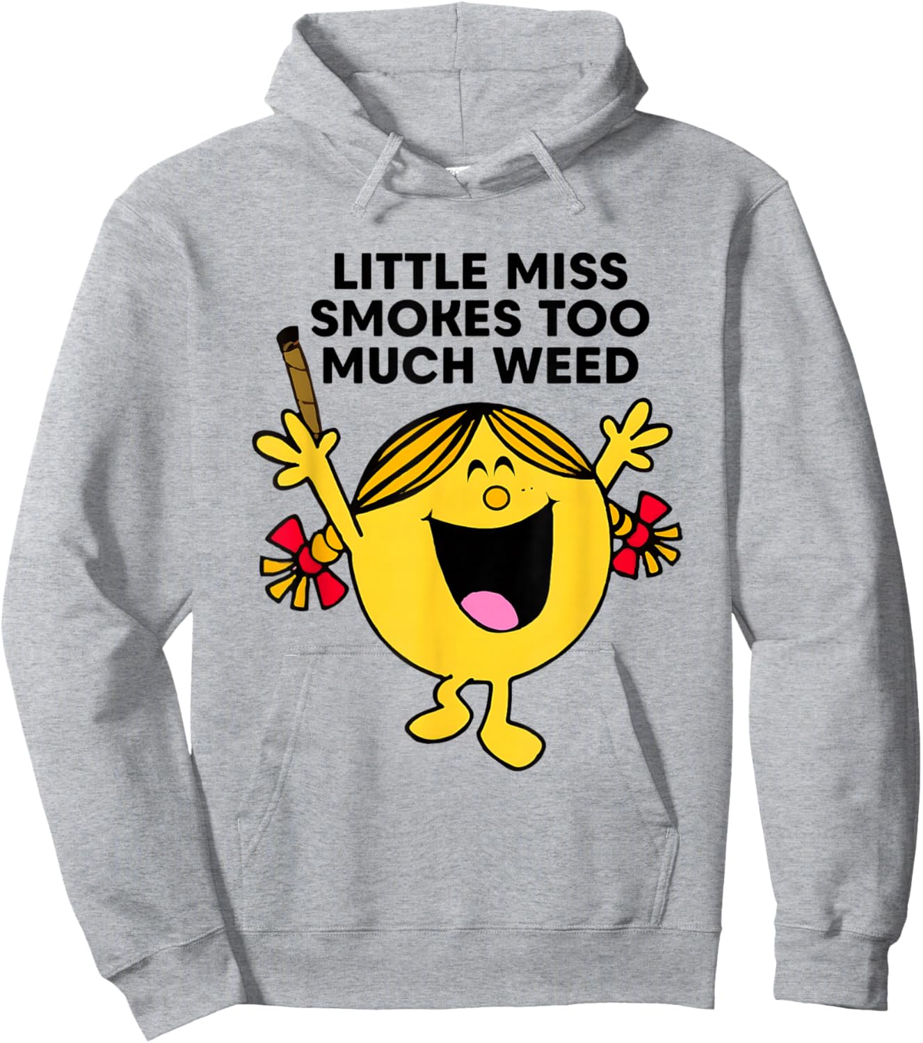 Little Miss Smoke Too Much Weed Quote Hoodie - Hoodie | Ash