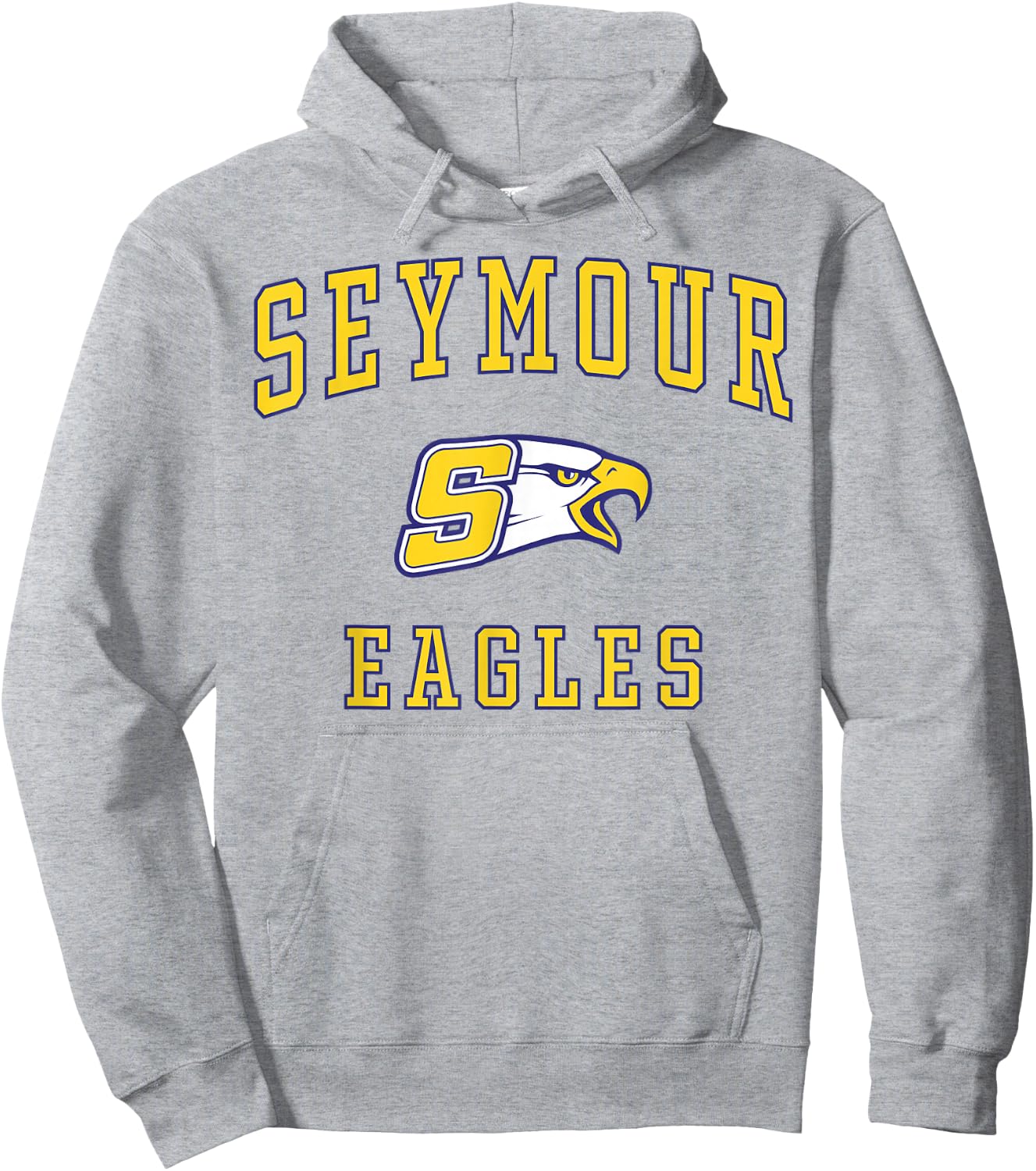 Seymour High School Eagles Hoodie - Hoodie | Ash