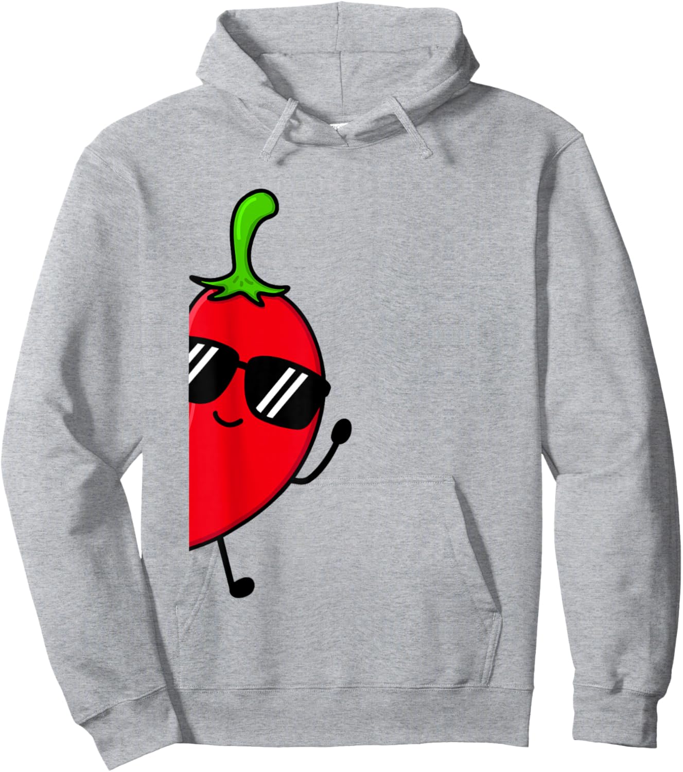 Kids Chili Shirt For Boys Or Girls | Cute Chili Gift Hoodie - Hoodie | Ash