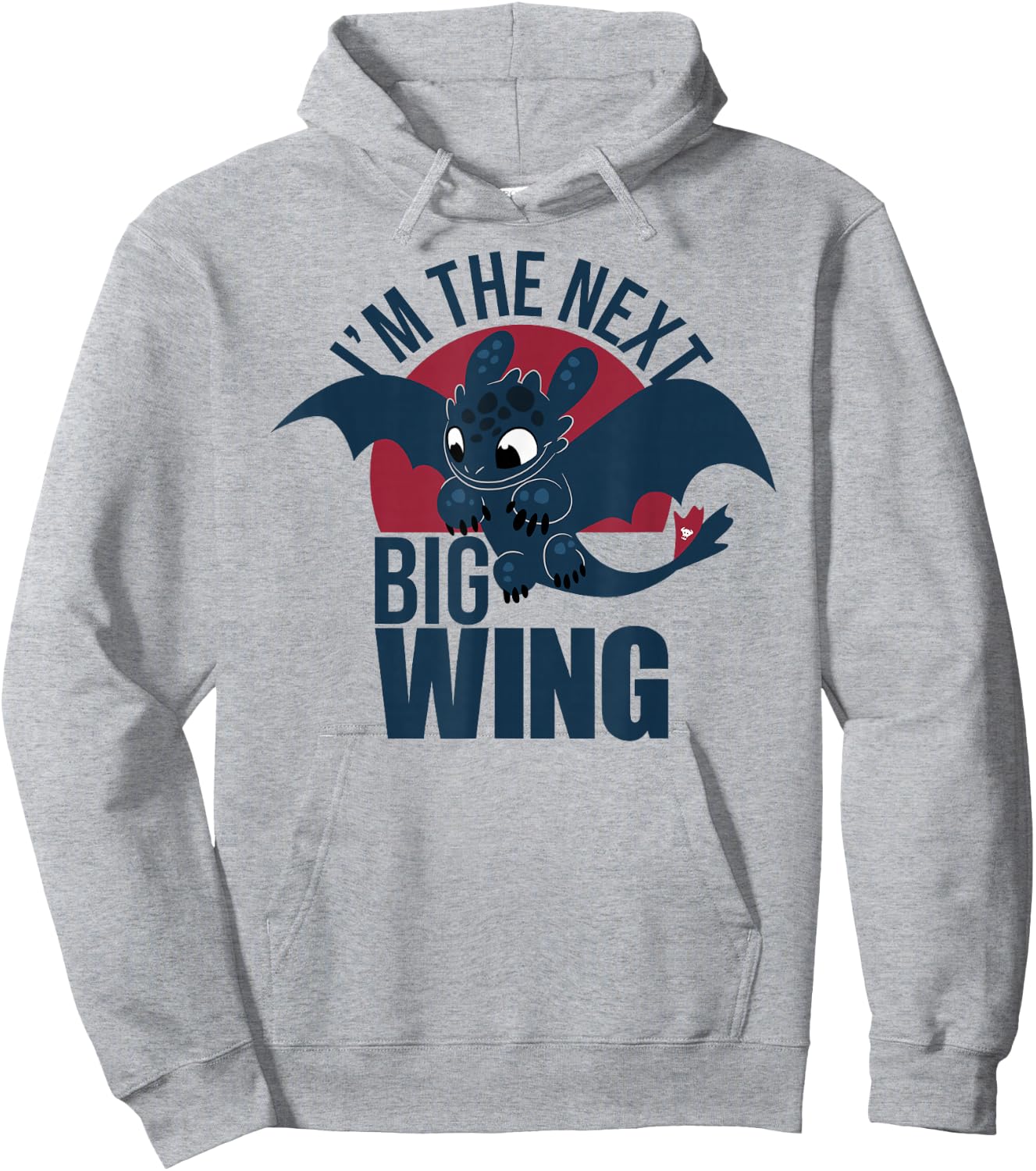 How to Train Your Dragon 3 Hidden World Big Wing Hoodie - Hoodie | Ash
